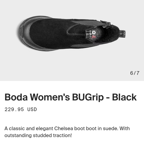 Icebug Boda Women's BUGrip w/ Studs - Black Size 10 - Picture 3 of 4